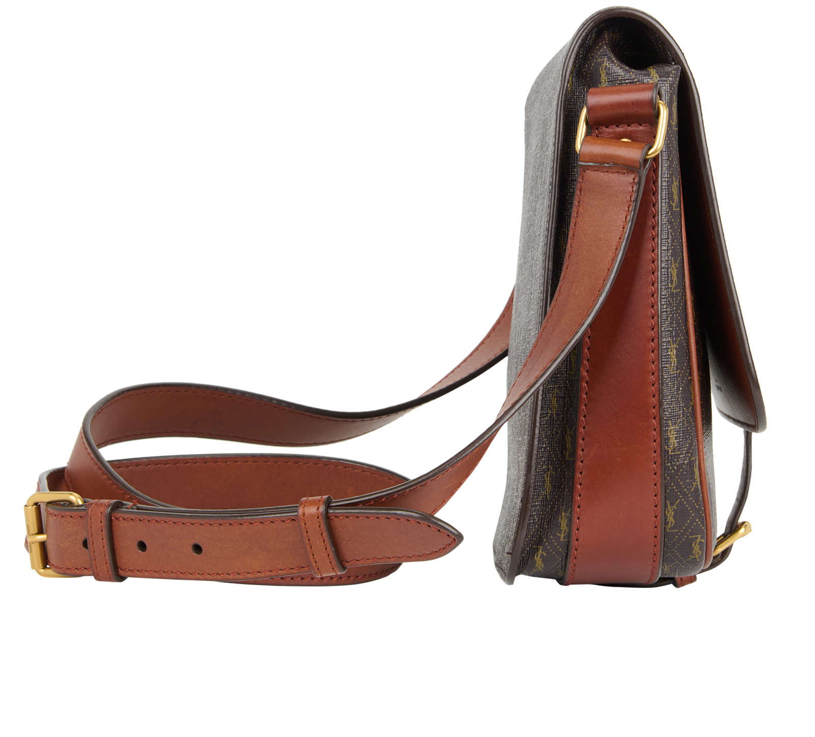 Le Monogramme Satchel, &pound;490, Handbags, Brown, Canvas, Side view